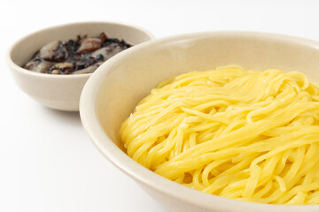 gan jjajang on a white background