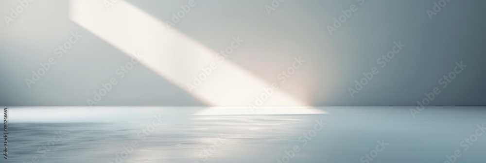 Poster minimalistic serenity - isolated professional backdrop with soft lighting and clean design