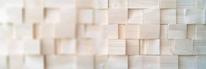 Serene Minimalistic Business Backdrop in Soft Beige with Geometric Patterns and Natural Light for a Welcoming Environment