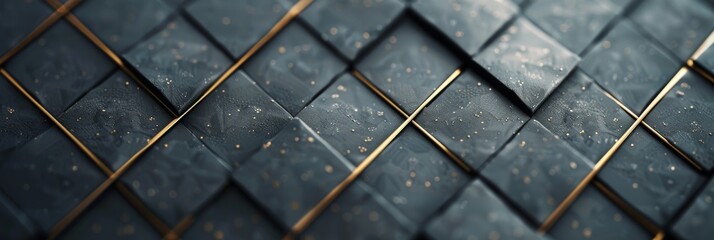 Elegant Minimalistic Professional Backdrop with Geometric Patterns and Gold Accents