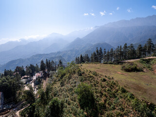 View form The Top of Sapa City Hill
