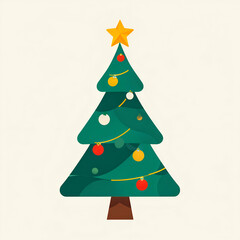 christmas tree illustration