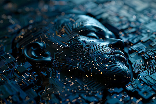 Language model of artificial intelligence with chips.