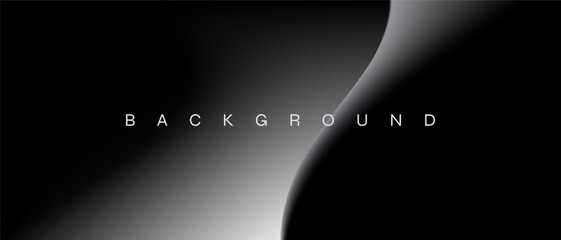 Minimalist Dark Black Gradient Background