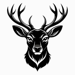 Fototapeta premium deer head vector