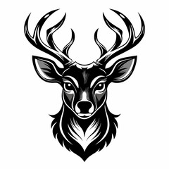 Fototapeta premium deer head vector