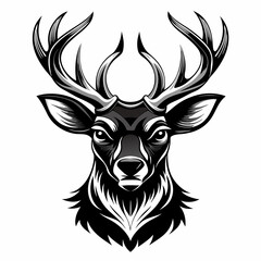 deer head vector