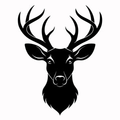 Fototapeta premium deer head vector