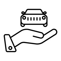 Maintenance icon. outline icon