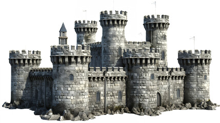 medieval castle isolated clip art