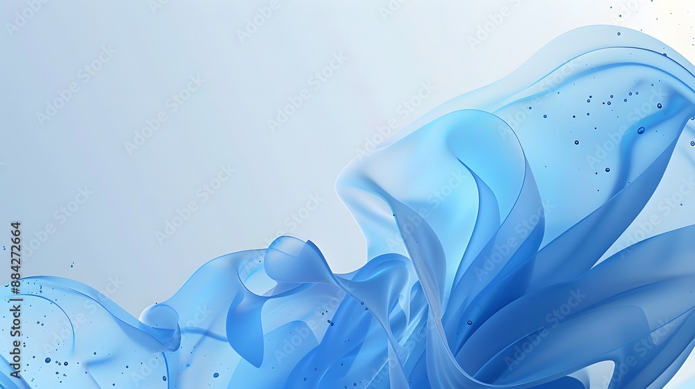 Aufkleber abstract blue cyan gradient abstract background. elegant bright and smooth light soft blue color ill