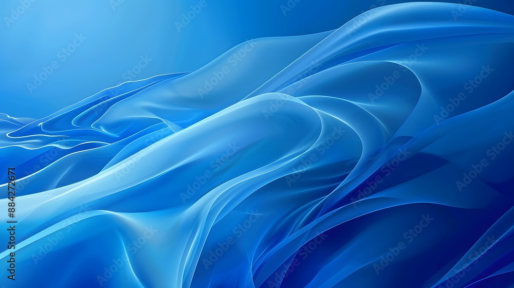 Aufkleber abstract blue cyan gradient abstract background. elegant bright and smooth light soft blue color ill