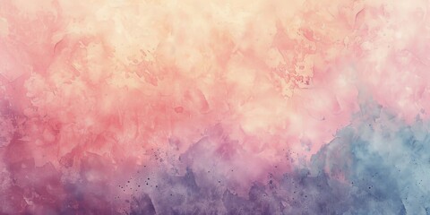 Fototapeta premium Soft pastel hues merging in a dreamy watercolor effect, perfect for adding a touch of tranquility to any project