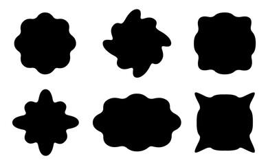 Geometric shapes set, aesthetic contemporary art, minimalist geometric shape decoration, elements and forms, trendy contemporary minimalist style