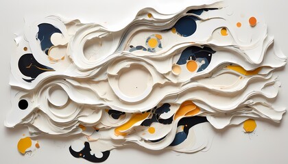 Abstract White and Colored Background. Generative AI, Generative, AI