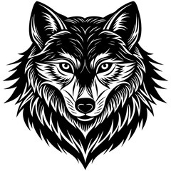Wolf head Vector