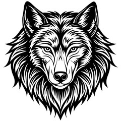 Wolf head Vector