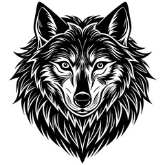 Wolf head Vector