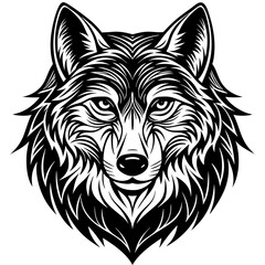 Wolf head Vector