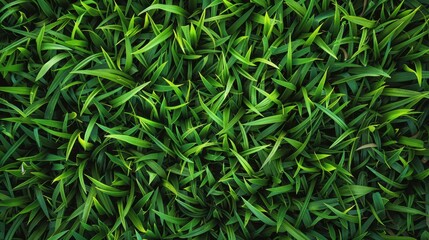 Fototapeta premium Green grass texture outdoors