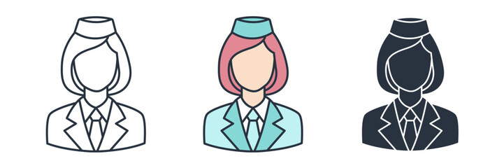 Avatar Icon theme symbol vector illustration isolated on white background