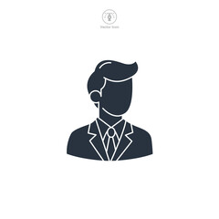 Avatar Icon theme symbol vector illustration isolated on white background