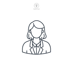 Avatar Icon theme symbol vector illustration isolated on white background