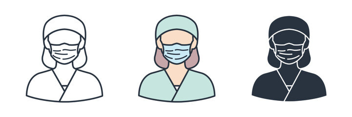 Avatar Icon theme symbol vector illustration isolated on white background