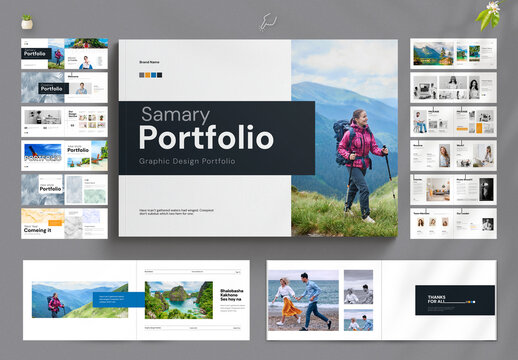 Portfolio & Resume Brochure Layout