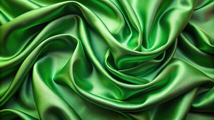 Fototapeta premium Green satin background with smooth texture, satin, background, green, smooth, texture, elegant, luxury, fabric, shiny, bright
