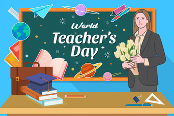 Happy teachers day congratulations.
