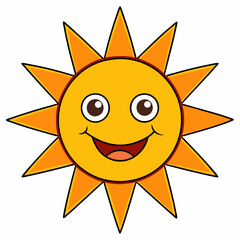 sun cartoon character
