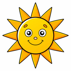 sun cartoon character