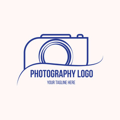 Photography logo in abstract style