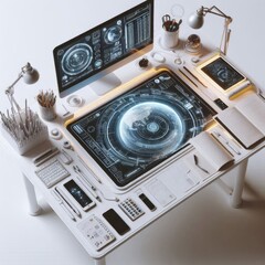 futuristic study table