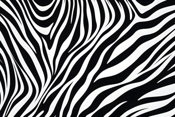 Abstract Zebra Stripes Pattern.