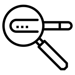 search engine outline icon