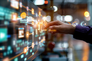 Industry 4.0, concept, automation, industrial technology, factory automation, smart factory