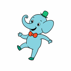 elephant dancing cartoon