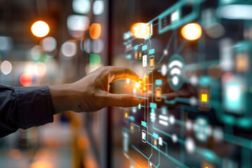 Industry 4.0, concept, automation, industrial technology, factory automation, smart factory