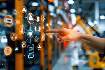 Industry 4.0, concept, automation, industrial technology, factory automation, smart factory