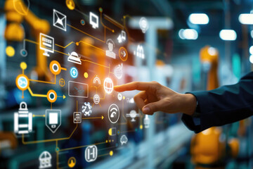 Industry 4.0, concept, automation, industrial technology, factory automation, smart factory