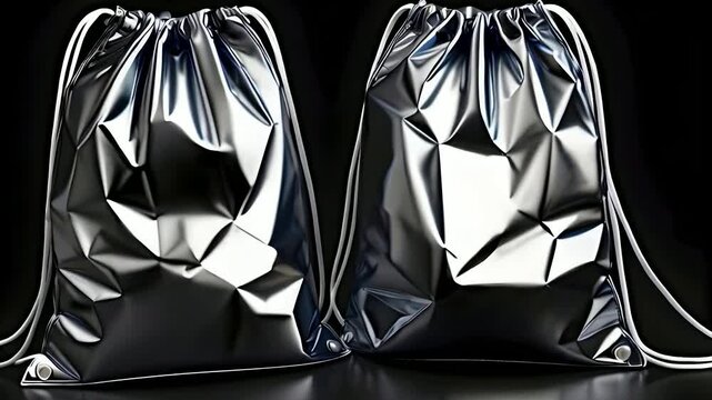 glassy a empty drawstring bag 