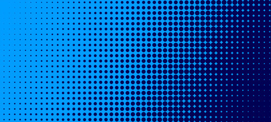 halftone blue background. vector design template