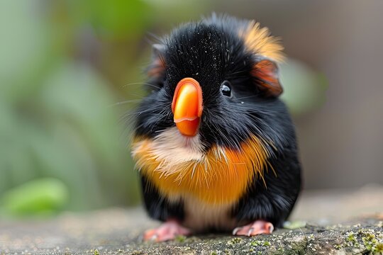 Guinea Pig-Puffin (Puffin Pig): This adorable puffball combines cuddliness with a taste of the sea. Imagine a fluffy guinea pig with a brightly colored puffin bea
