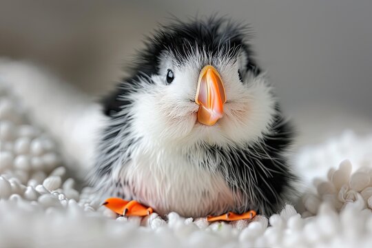 Guinea Pig-Puffin (Puffin Pig): This adorable puffball combines cuddliness with a taste of the sea. Imagine a fluffy guinea pig with a brightly colored puffin bea