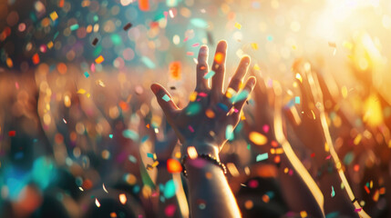 Background for a music festival or outdoor concert invitation, inspiration for a card, poster, flyer or similar with copy space