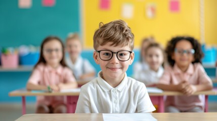 Pupils engaged in a group activity