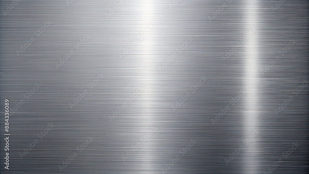 Poster Silver metal background with smooth and shining surface , metallic, texture, shiny, reflective, backdrop, silver, industrial