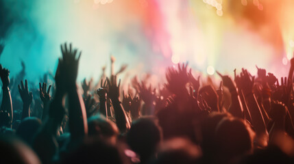 Background for a music festival or outdoor concert invitation, inspiration for a card, poster, flyer or similar with copy space